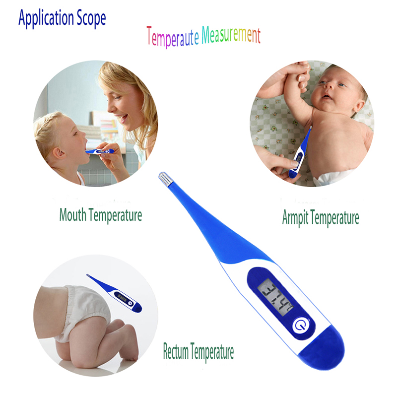 Termometr do ucha do kontaktu z gospodarstwem domowym Sonda do pomiaru temperatury ciała dorosłego dziecka