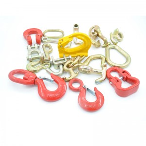 Spoina na haku kotwicy pomalowana