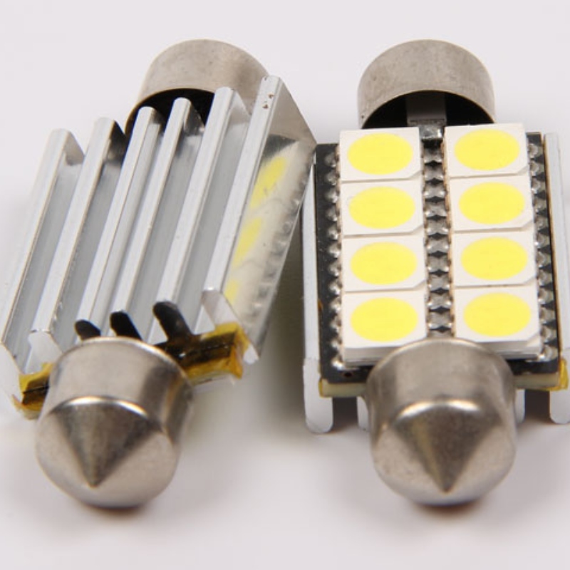 5050 8smd canbus bezbłędny 42mm auto samochód 12V led feston światła led wnętrze światła led lampka do czytania
