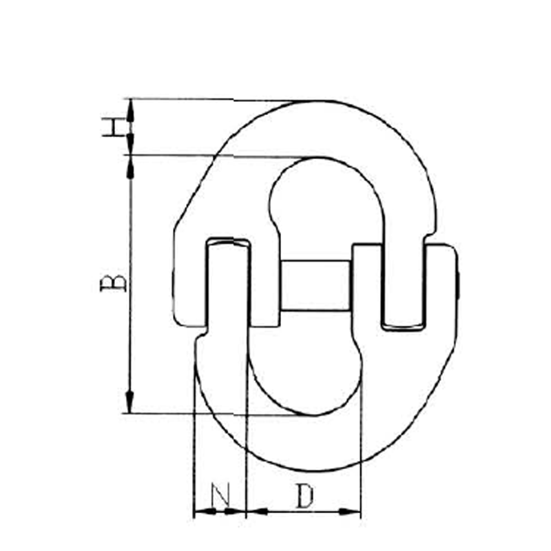 G80 Chain Connecting Link ze sprężyną