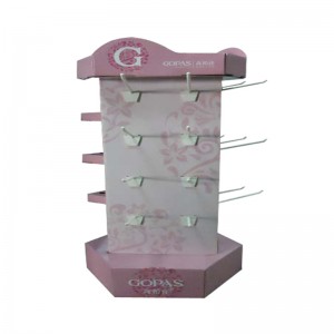 Stojak ekspozycyjny z tekturowym blatem do punktów sprzedaży