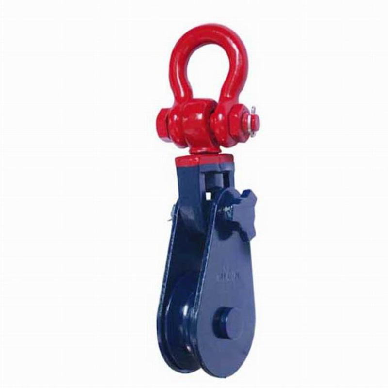 H419 Snatch Block z Shackles Painted Light Type