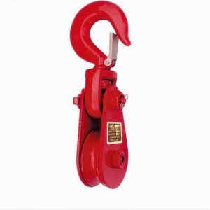 H420 Heavy Duty Snatch Block z hakami