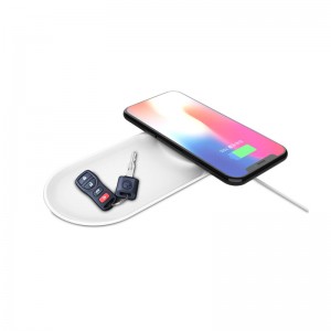 KPS-X701 Ładna konstrukcja wysokiej jakości małej tacy Szybka bezprzewodowa ładowarka qi 2w1 10W