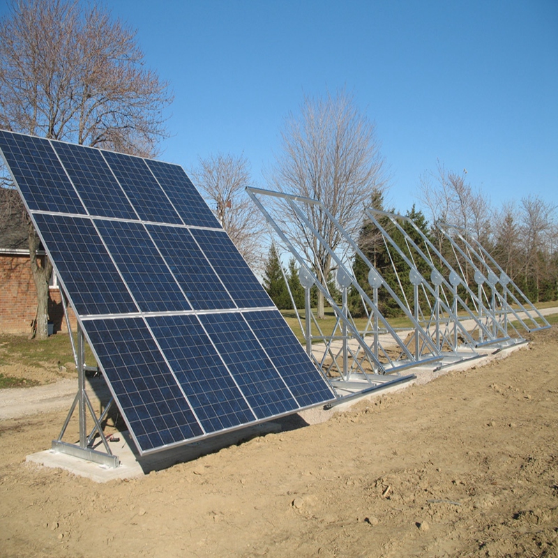 Stalowa struktura energii słonecznej