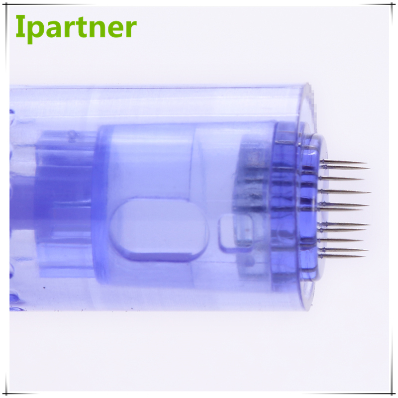 Ipartner 10-częściowy zestaw wymiennych 12-pinowych wkładów do igieł do Derma Pen Stamp EO sterylizowanych