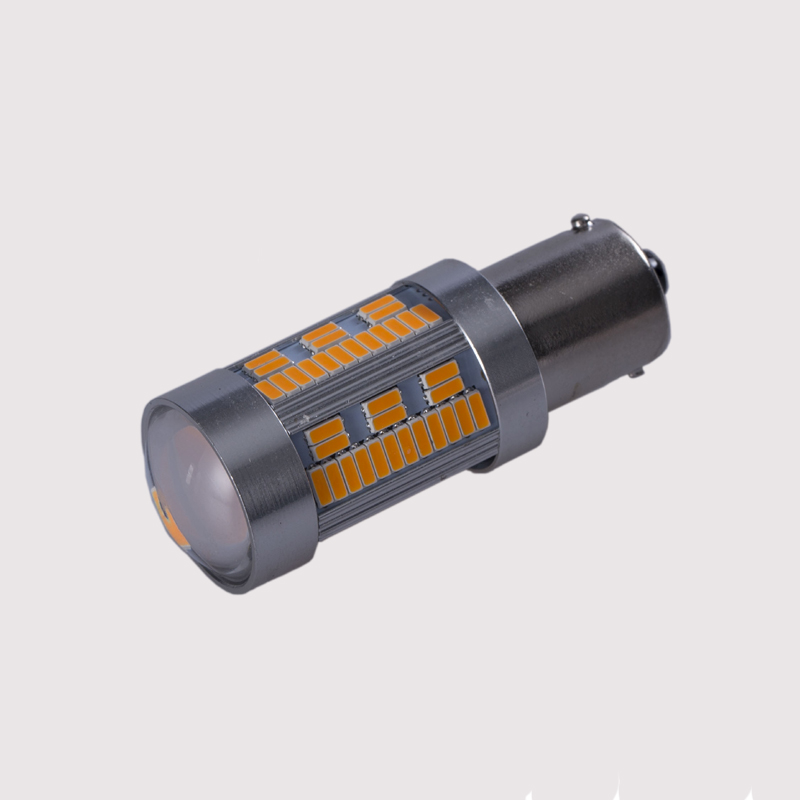 super canbus bezbłędny 1.8A prawdziwy 21 W 105smd 4014 1100LM P21W PY21W W21W 7440 3156 kierunkowskaz LED