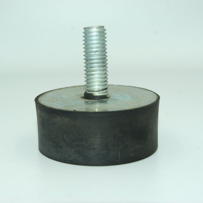 Dostosowany gumowy amortyzator męski ze śrubą do maszyn