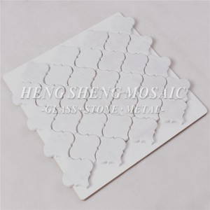 HSC43 Carrara Biały kamień naturalny marmur Sześciokątne mozaiki w kształcie latarni Płytki mozaikowe do kuchni Backsplash Łazienka Podłoga w ścianie