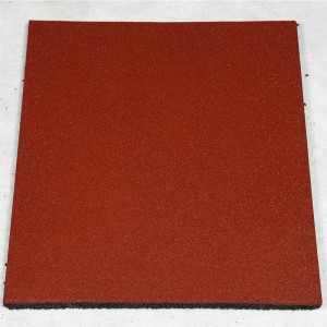 Kolorowa, antypoślizgowa gumowa płytka podłogowa Rubbe do przedszkoli