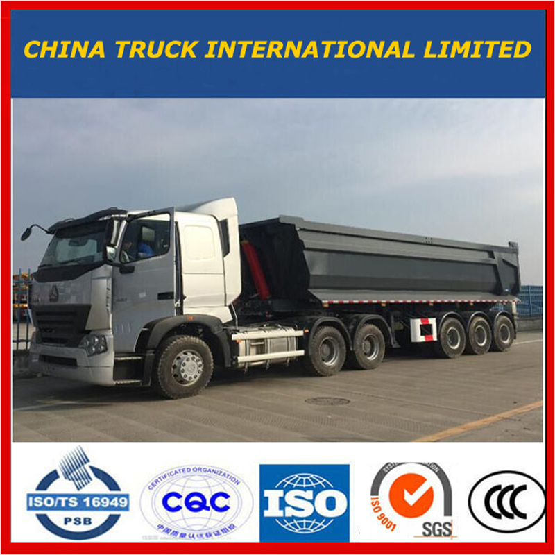 Cimc Tri Axles 25m3--37m3 Naczepa wywrotka boczna / wywrotka