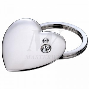 Metalowy brelok z kryształkami_63711