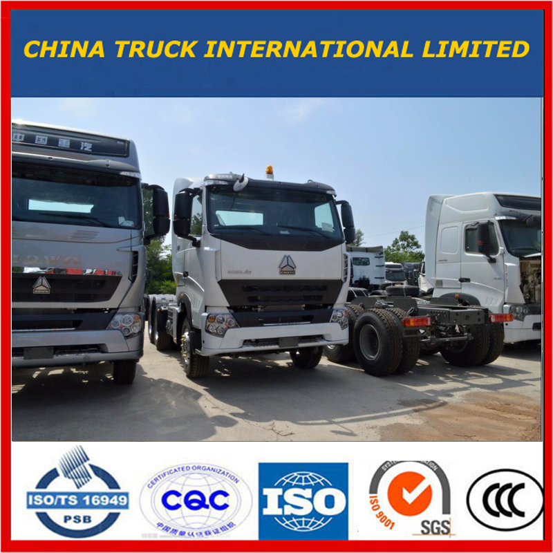 Chiny 6X4 A7 420HP 10 koła HOWO Holownicza ciężarówka / ciągnik siodłowy