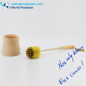 Zestaw szczotek do toalety Akbrand Uchwyt plażowy z matowym uchwytem