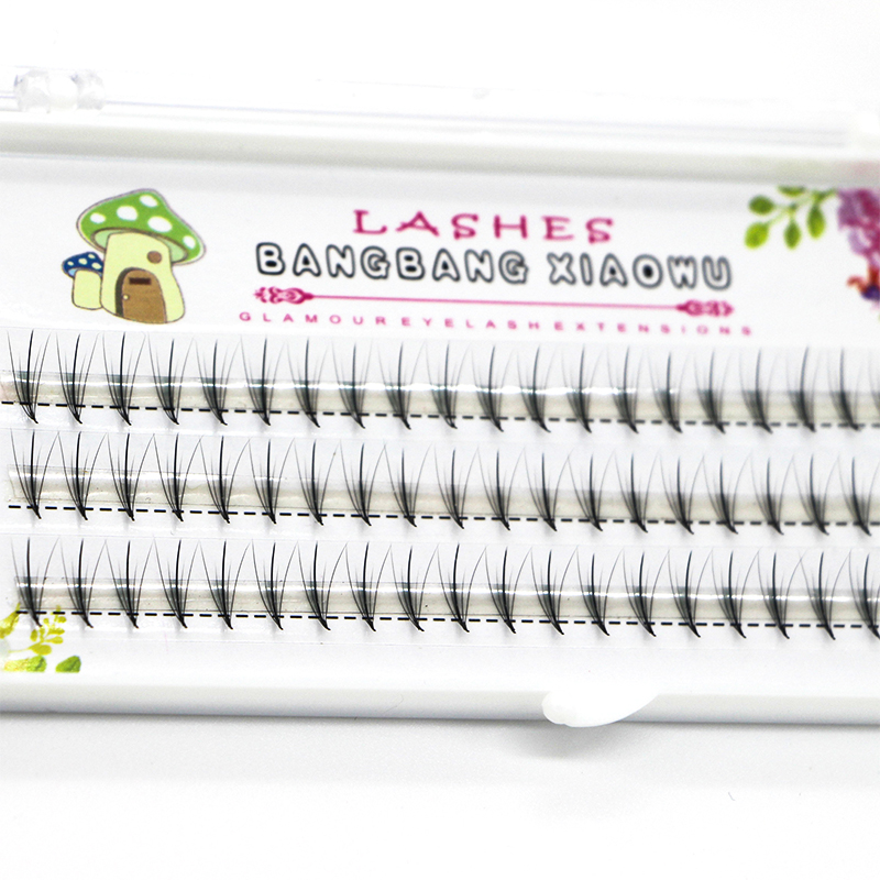 Najlepiej sprzedający się 100% Qingdao Factory 5DWolumienie rzęs z włókna ze środkowym płaskim