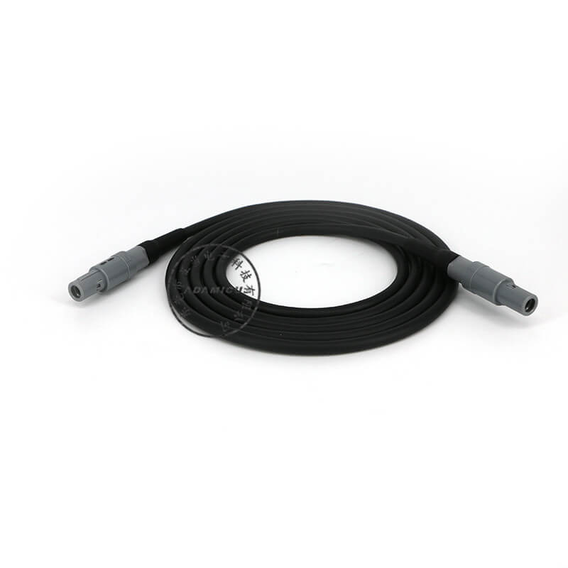 Kabel z okrągłym złączem pchającym do zastosowań przemysłowych