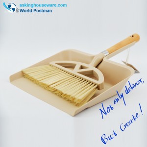 Akbrand Square Dustpan Brush Szczotka plażowa z uchwytem