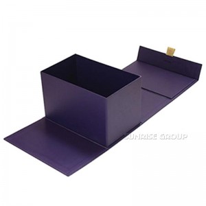 Luksusowy elegancki papierowy nadruk składany magnetyczne pudełko zamykające