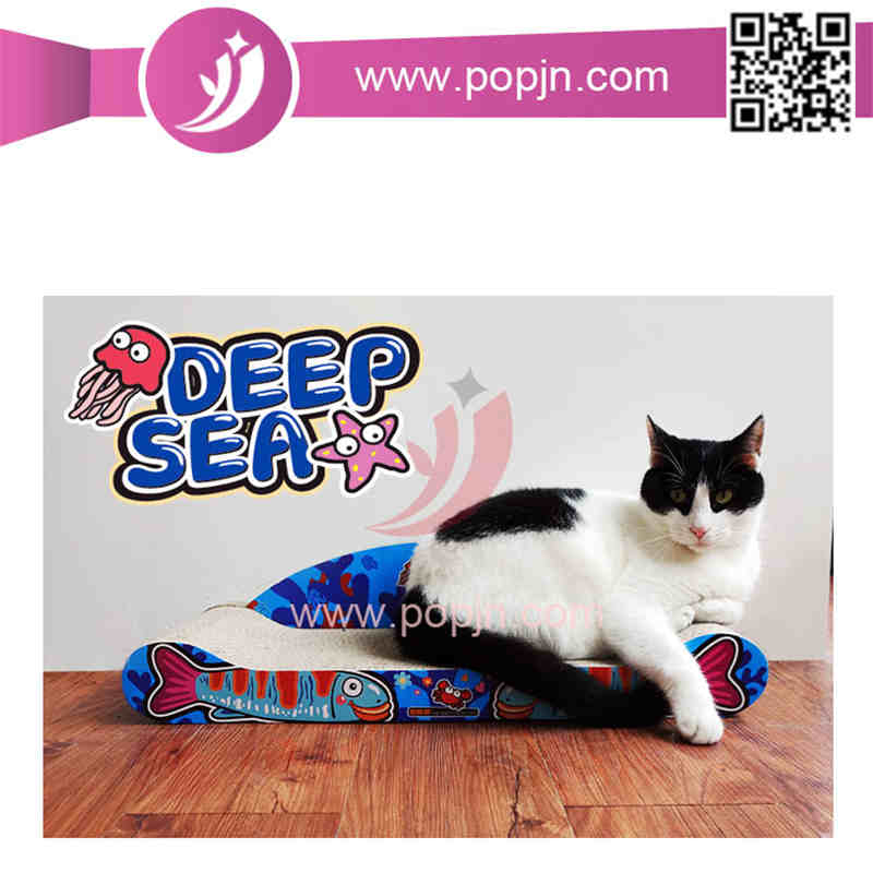 Recyclable Scratch Board Scratching Pad Lounge Bed Tektura falista Scratcher Cat
