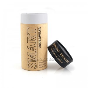 Wykonane na zamówienie papierowe pudełko na prezenty z drukowaną bielizną