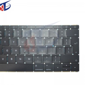 100% nowa brytyjska klawiatura do Apple Macbook Pro Retina 12 '' A1534