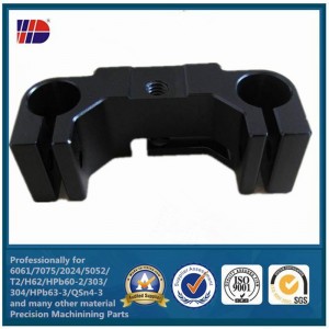 Indywidualne cięcie Frezarki CNC Część aluminiowa z piaskowanym anodowanym