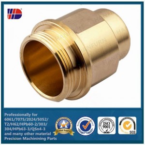 Obróbka niestandardowa Frezowanie toczone CNC Metalowe części mosiężne