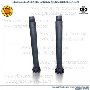 Wirnik i wałek do odgazowywania grafitu