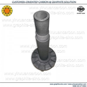 Wirnik i wałek do odgazowywania grafitu