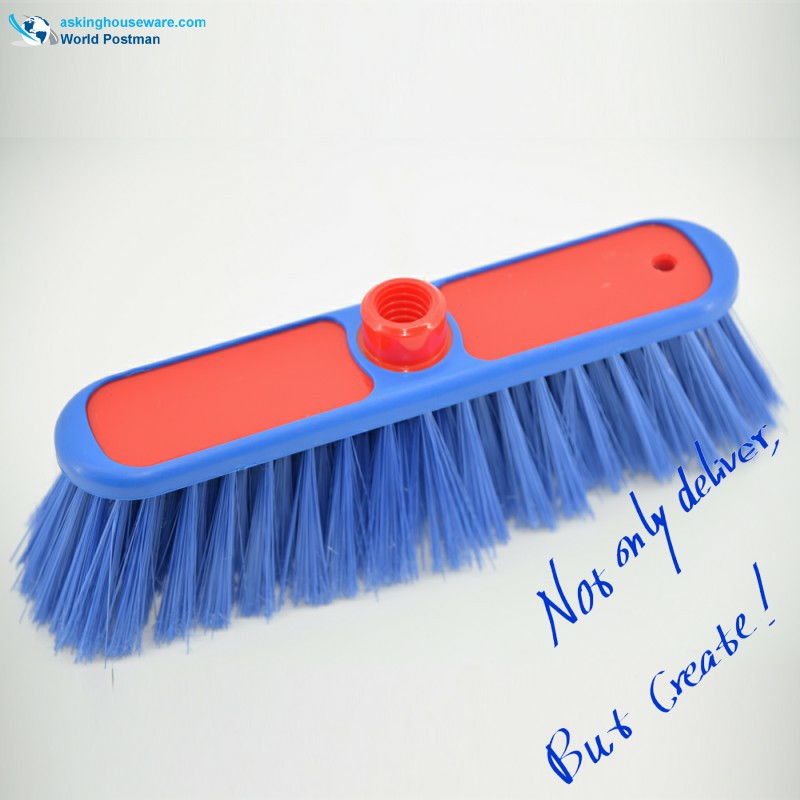 Akbrand Szersza deska do szczotek Plastikowa główka miotły z symetryczną miękką krawędzią TPR
