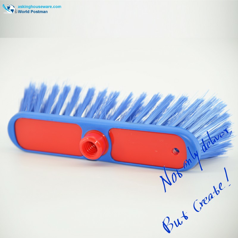Akbrand Szersza deska do szczotek Plastikowa główka miotły z symetryczną miękką krawędzią TPR