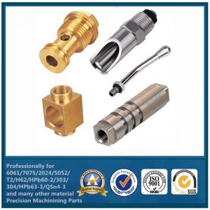 High Precision CNC Miedź Produkty do obróbki skrawaniem części toczone