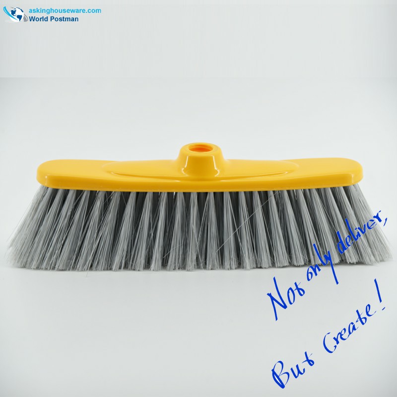 Akbrand Plastikowa główka miotły z płytką szczotkową w kształcie wrzeciona