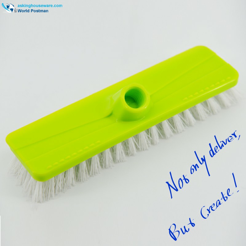 Akbrand Push Brush Ostra twarda ściągaczka z tyłu z ukośną nitką Szczotka z krótkim włosiem z twardego PP