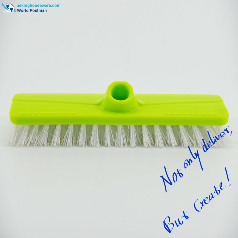 Akbrand Push Brush Ostra twarda ściągaczka z tyłu z ukośną nitką Szczotka z krótkim włosiem z twardego PP