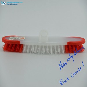 Pędzel Akbrand Small Size Push Brush z TPR Bordure Brush Board Krótkie twarde włosie PP
