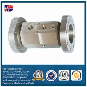 Obróbka aluminium OEM Części maszyn CNC Precyzja Maszyna działa