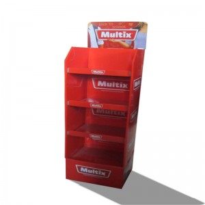 luksusowy niestandardowy stojak z tektury falistej z nadrukiem