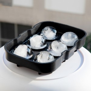 6 przegródek Silicon Ice Cube Ball Maker Mould Sphere Mould Party Tray Round Bar