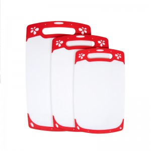 Unikalny, antypoślizgowy projekt w wielu rozmiarach Plastikowy kuchenny zestaw do krojenia