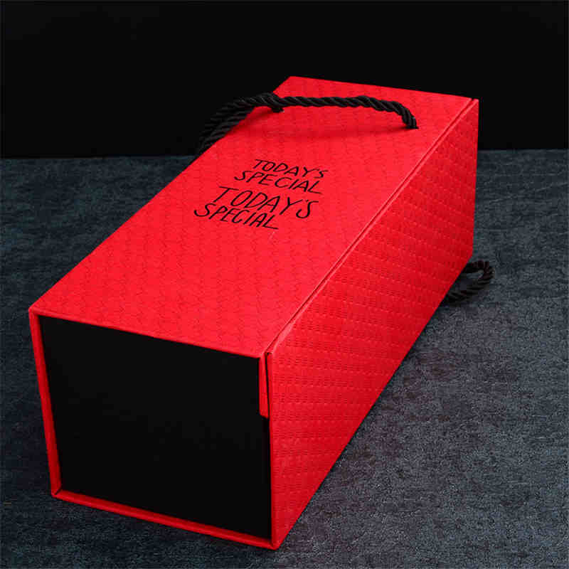 Niestandardowe luksusowe kartonowe pudełko z matowym czarnym opakowaniem