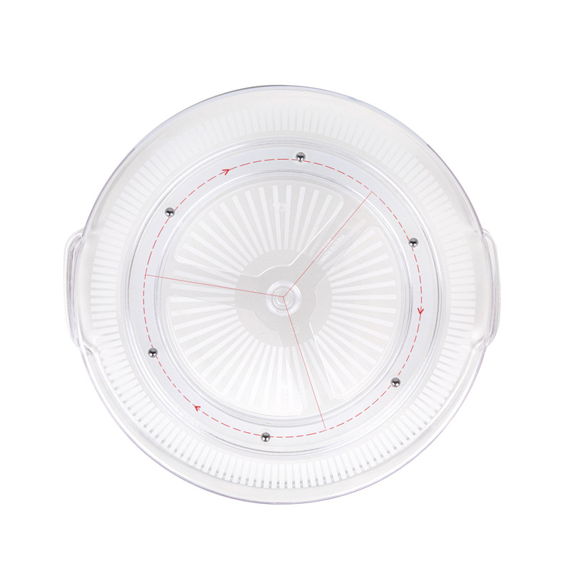 Clear Cabinet Turntable Portable Tray Organizer Tray
