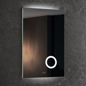 Luksusowe lustro łazienkowe z podświetleniem LED w UE i USA z lupą-ENE-AL-111