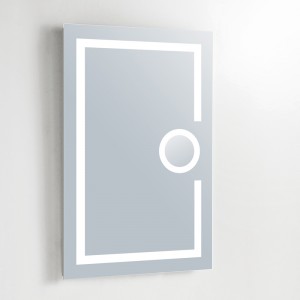 Luksusowa podświetlana lupa łazienkowa z oświetleniem LED w UE i USA-ENE-AL-110