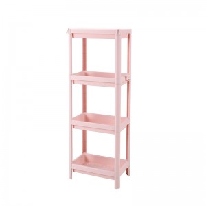 Wysokiej jakości 4-warstwowy wielofunkcyjny kuchenny plastikowy regał do przechowywania