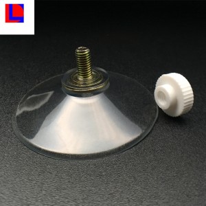 Przezroczysta przyssawka łazienkowa z PCV, przyssawka