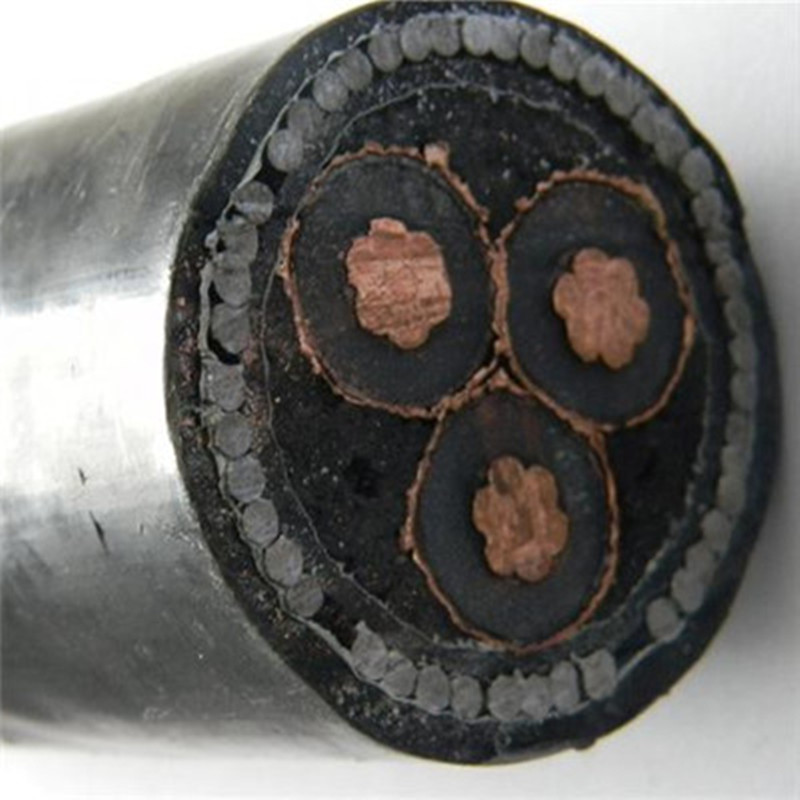 3 rura 1 rura 400 mm2 Swa miedziany kabel pancerny / kabel zasilania elektrycznego