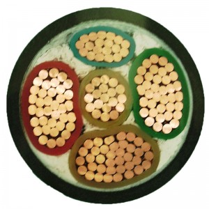 5-żyłowy przewód zasilający 0,6 / 1kv NN 5x16mm2 5x25mm2 5x95mm2 5x120mm2