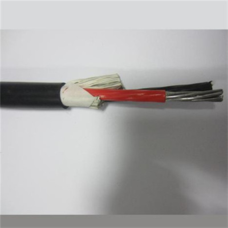 Kurtka HDPE / PE Wodoodporny podziemny 2-żyłowy kabel aluminiowy o niskim napięciu
