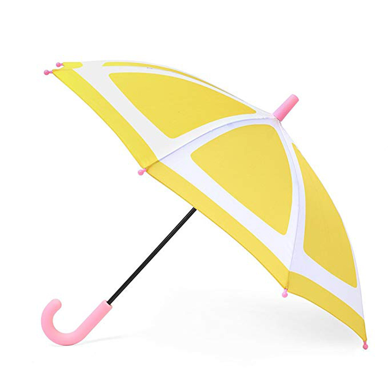 21 cali Pomarańczowy parasol owocowy Uroczy wzór Mały parasol o niestandardowym wzorze Prosty parasol